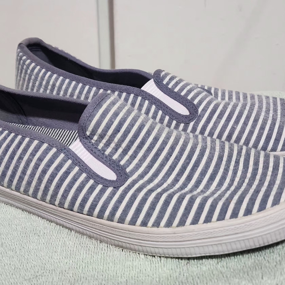 Striped Slip-On Shoes